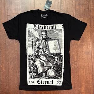 Blackcraft Cult Skeleton Graphic Tee - Black, Size Small, NWT